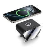 Digital Alarm Clock With 15W Wireless Charger Charging Dock Temperature Display New. Price: $16.99.
