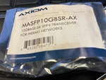 Axiom Meraki Gigabit Sfp+ Transceiver Module MASFP10GBSR-AX New. Price: $29.99.