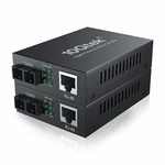 10GTEK Gigabit Ethernet Media Converter Sc Singlemode Dual Fiber RJ-45 New. Price: $55.00.