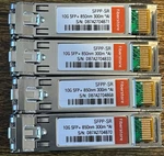 Lot Of 4 Fiberstore Sfpp-sr 10G Sfp+ 850NM 300M Transceiver Arista Compatible Used. Price: $36.99.