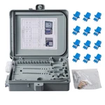 12 Core Fiber Optical Terminal Box Enclosure Lc Duplex Singlemode Ftth Mount New. Price: $40.37.