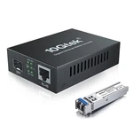 1.25G Lc Single Mode Media Converter 20KM Ethernet To Fiber New. Price: $30.19.