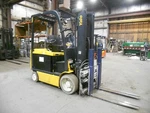 2019 Yale ERC065, 6500# Cushion Tired Forklift W/3 Stage & Single Double Attach Used. Price: $12885.00.