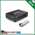 Gigabit Single-mode Lc Fiber To Ethernet Media Converter With Sfp Lx Module... New. Price: $32.72.
