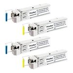 4 Pcs 1.25G Bidi Sfp Single Mode Industrial Fiber Module Transceiver 20KM Ddm New. Price: $60.50.