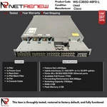 Cisco Catalyst WS-C3650-48FD-L 48X 1G Poe+ 2X10G Uplink Ports Switch Used. Price: $119.50.