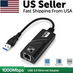 Usb 3.0 Gigabit Ethernet Lan RJ45 1000MBPS Network Adapter For Windows Pc Mac New. Price: $9.89.