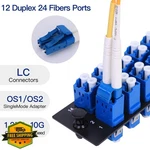 Vfltool Lc Fiber Optic Patch Panel 24 Port Duplex Lgx Blue Sm/mm New. Price: $34.99.