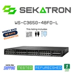 Cisco Catalyst WS-C3650-48FD-L 48-PORT Gigabit Ethernet Poe+ Switch Fastship Good. Price: $109.00.