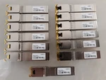 Lot Of 13 Addon GLC-T-A0 1000BASE-TX Sfp 100M RJ45 Transceivers Used. Price: $156.00.