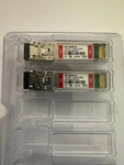 Lot Of 2 Fs Sfp+ 1550NM 40KM Optical Transceiver Module P/N:SFP-10GER-55 New. Price: $40.00.
