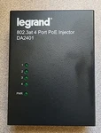 Legrand DA2401 4-PORT Poe Injector Used. Price: $45.00.