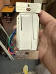 Cooper Eaton Dimmer Switch 9531WS 600W 120V Mlv/incandescent 3-WAY White Used. Price: $15.00.