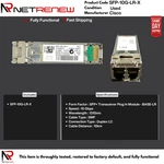 Cisco SFP-10G-LR-X 10GBASE-LR Sfp+ Transceiver 10GBE 1310NM 10KM Lc Duplex Used. Price: $224.00.