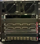 Cisco 4500 7-SLOT Switch Chassis With Cards Used. Price: $250.00.