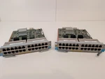 Lot Of Hp Procurve J9534A 24-PORT Gig-t Poe+ 10/100/1000 V2 Zl Switch Module Used. Price: $26.99.