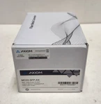 Axiom Memory MC03-SFP-AX Mini 1GBS RJ45 To Fiber Converter W/sfp New. Price: $50.00.