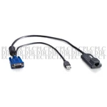 Used & Tested Dell Kvm 2162DS USB2 Server Virtual Media Interface Pod Cables. Price: $115.63.