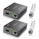2 Pack Fiber Ethernet Media Converter, Wtsfoptc Optic Transceiver With ... New. Price: $81.08.