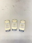 Lot Of 3 Finisar FCM-8519-1-T4 1.25GB Active Copper Gbic Plug Module Used. Price: $29.99.