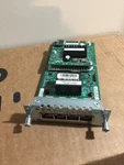 Cisco NIM-4MFT-T1/E1 Port Multiflex Trunk Voice/wan Card With PVDM4-64 Used. Price: $64.00.