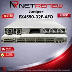 Juniper EX4550-32F-AFO Ports Switch 10GBPS Sfp+ W/EX4550-EM-8XSFP Used. Price: $195.00.
