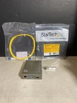 Levelone GVT4000 Ethernet Media Converter, SFP-3211, Copper Fiber Cord,lot Used. Price: $79.99.