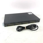 Cisco WS-C2960X-48TS-L 48-PORT Gigabit Ethernet Switch W/ Ears & C2960X-STACK Used. Price: $49.98.