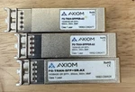 Axiom Fg-tran-sfp+sr-ax Transceiver 10GBPS Gigabit Ethernet Wire Used. Price: $14.00.