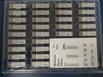 Lot Of 36 - Finisar FTLF8524E2KNL 1X/2X/4X FC4.25 Gb/s Emi Shield Transceivers New. Price: $500.00.