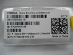 Nokia 473472A.101 Fotb Optical Sfp+ 10GBASE-LR 1310NM Sm, RTXM228-402-C40 New. Price: $10.99.