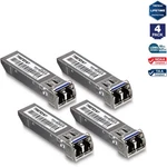 Trendnet TEG-MGBS10/4, 4-PACK Sfp Single Mode Lc Module (10KM) New. Price: $83.99.