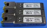 (lot Of 3) Startech SFP-1G-T 1000BASE-T Copper Transceiver SP1GTEMCT Used. Price: $40.49.