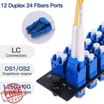 Vfltool 4PC Lc Duplex Fiber Adapters Lgx Blue For Patch Panel New. Price: $104.41.
