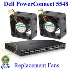 Set Of 2X Plug-and-play New Quiet Fans For Dell Powerconnect 5548P Switch. Price: $49.95.