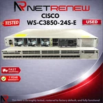 Cisco WS-C3850-24S-E Switch Catalyst 24-PORT Sfp Ip Services Used. Price: $395.00.