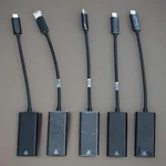 *lot Of 5* Black Box Gigabit Adapter Dongle Usb 3.1 Type Male RJ-45 Used. Price: $60.00.