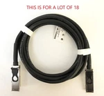 *this For Lot Of 18* Brocade 58-0000045-01 28G Qsfp Passive Cable 3M Used. Price: $345.00.