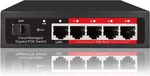 Switch, 5 Port Gigabit Poe+ Cloud Managed Ethernet Black New. Price: $41.58.