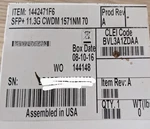 Adtran Linktel 1442471F6 BVL3A1Z LX4356IDH-ADT Xfp Cwdm 9.95G 11.3G Transciver Open. Price: $1500.00.