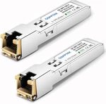 2PACK 10GBASE-T Sfp+ Module, RJ45 Copper, 10GBE Ethernet Optical New. Price: $70.61.