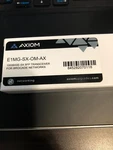 Axion E1MG-SX-OM-AX Axiom Sfp (mini-gbic) Transceiver Module 1000BASE-SX1 New. Price: $19.00.
