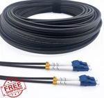 Elfcam Armored Fiber Optic Cable Lc OS2 10M Duplex Singlemode Black New. Price: $34.99.