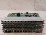 Lot Of 3 Cisco Line Card WS-X4748-RJ45V+E 48-PORTS-PORTS Rack-mountable Switch Used. Price: $112.75.