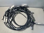 Lot Of 9 Mellanox MCP10PT-H01B30U2 Qsfp+ 40GBE 1.25M Dac Copper Cables Used. Price: $474.99.