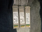 (3) DELL/FORCE10 10GBASE-SR GP-XFP-SR1S MFGR4 FTLX8511D3-FC Transceiver Used. Price: $14.95.
