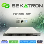 Juniper EX3400-48P 48X Poe+ Gigabit 4X 10G Sfp+ Single Psu Switch Very. Price: $199.00.