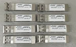 (8) Avago 332-00331+A0 AFBR-57F5MZ-NA1 16GFC Sfp+swl Optical Transceiver Module Used. Price: $29.99.