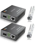 2 Pack Fiber Ethernet Media Converter, Wtsfoptc Optic Transceiver With New. Price: $29.99.