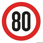 Osculati Type-approved Self-adhesive Speed Disc 80 Km/h New. Price: $8.11.